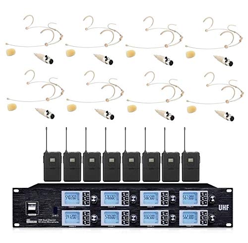 Bolymic 8800 Church Wireless System 8 x 100 Channels UHF Mic