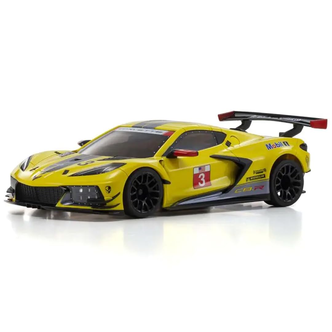 Amazon.com: Kyosho ASC MR03W-MM Chevrolet Corvette C8.R Yellow