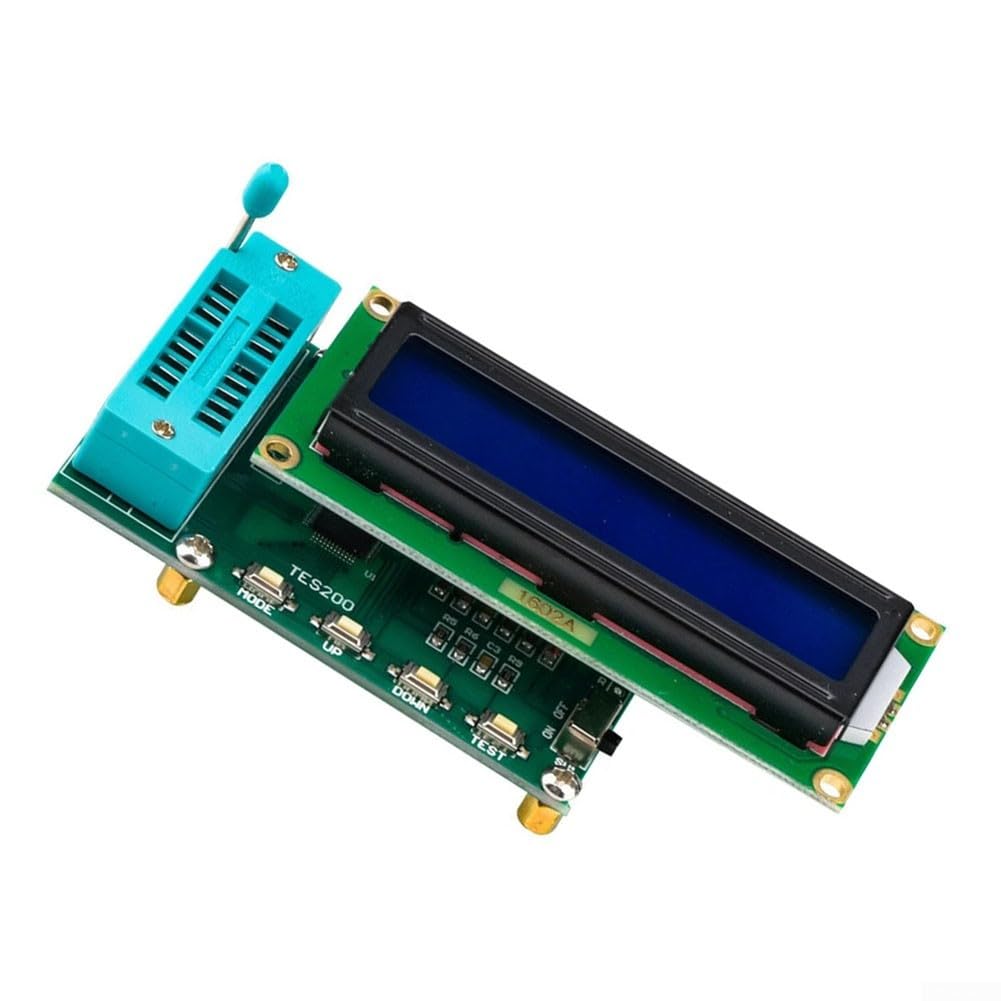Tes200 IC Logic Gate Tester Per 74 40 Chip Series, LED Digital Meter DC 7-12V, Strumento Portatile Per Elettronica Laboratorio Riparazione