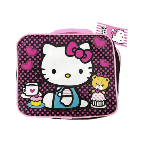 Hello Kitty Backpack & Insulated Lunch Bag Bundle – School Supplies Set with Stickers, Accessories & Water Bottle – Girls Back to School Kit3