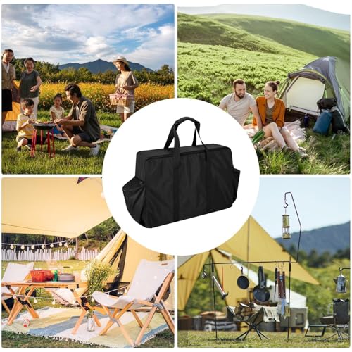 Bbq Tool Bag - BBQ Tool Storage Bag, Portable Bbqq Tools Bags, Outdoor Tools Bags | Multipurpose Barbecue Gear For Cooking, Hiking, Camping, Grilling Outdoors, Travel, Picnic Equipment – Image 6