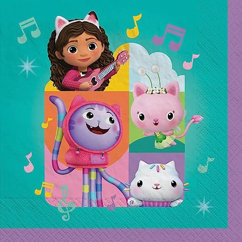 Gabby's Dollhouse Paper Party Napkins - 5
