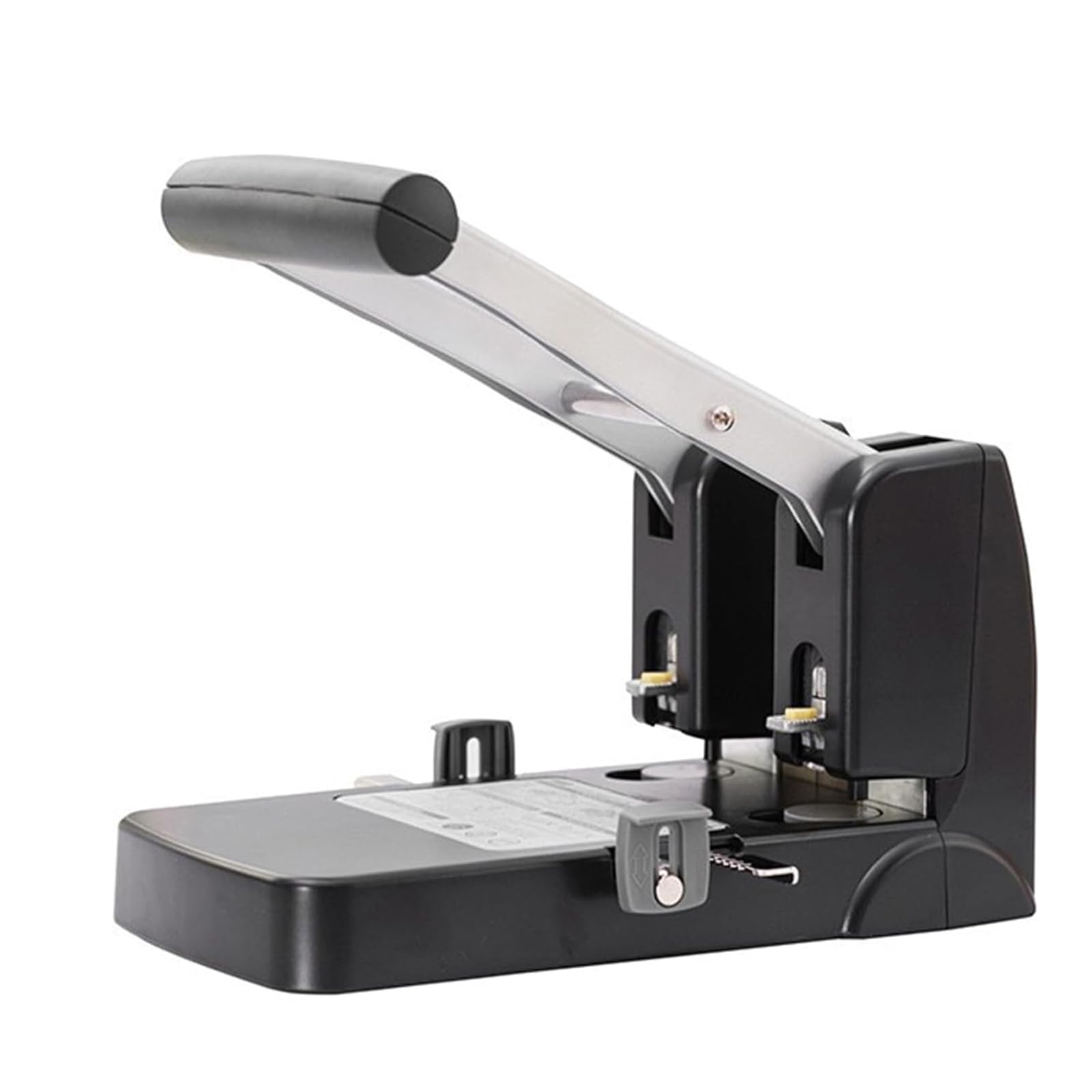 Perforadora Papel 2 Orificios, Perforadora Escritorio, Perforadora Hueca Alta Resistencia Capacidad 1 a 100 Hojas/Limitador Telescópico Automático, para Útiles Escolares Oficina