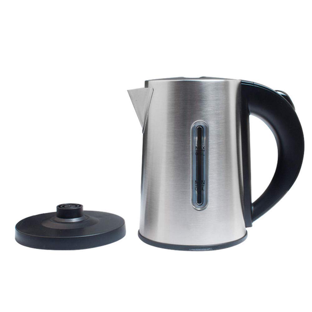 Bollitore elettrico in acciaio inossidabile Bollitore elettrico Bollitore elettrico da viaggio @ Presente nero Safehappy