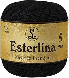 Linha para crochê premium Esterlina 5