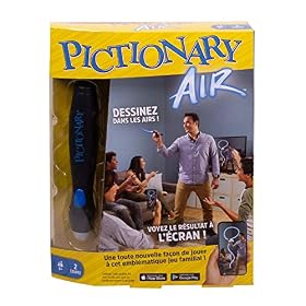 Pictionary Air, Jeu de société et de Dessin dans Les airs, avec résultat à l&rsquo;écran, Version française, GJG13