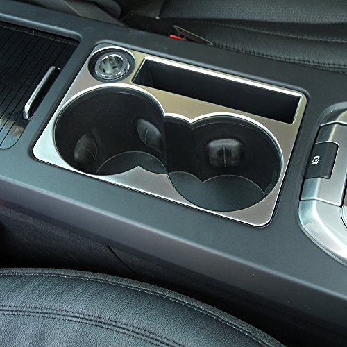 Pour Discovery Sport Console centrale porte-gobelet Accessoires de voiture Conduite à gauche Argenté Cover