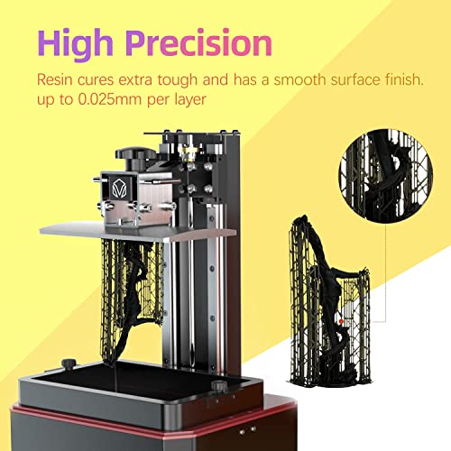 3D Printer Resin - Fast Curing 405Nm Uv Photopolymer Liquid Ink, High Toughness For 4K 8K Lcd/Dlp/Sla 3D Printing (Black-0.5Kg) #TOP4