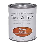 Tried and True Wood Stain- 100% solvent free, zero VOC, and safe for food and skin contact (Pint, Cherry)