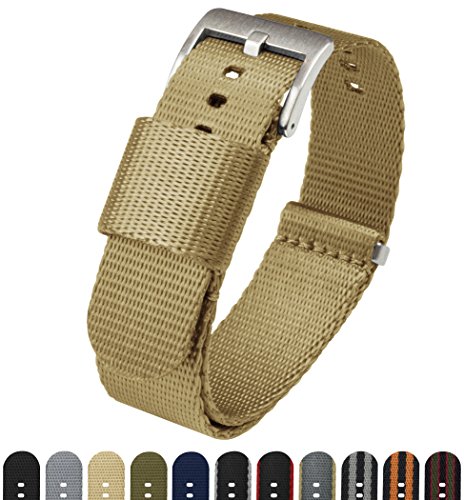 Image of BARTON Elite NATO Style Watch Strap - Seat Belt Nylon Watch Bands