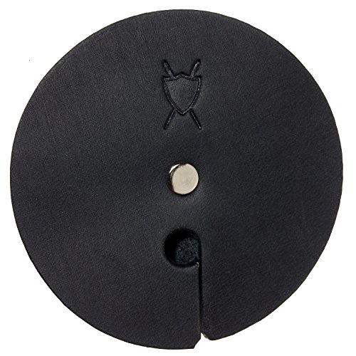 Kabelbinder Kabelhalter aus Leder Kabelaufwickler Geschenke für Frauen (schwarz)