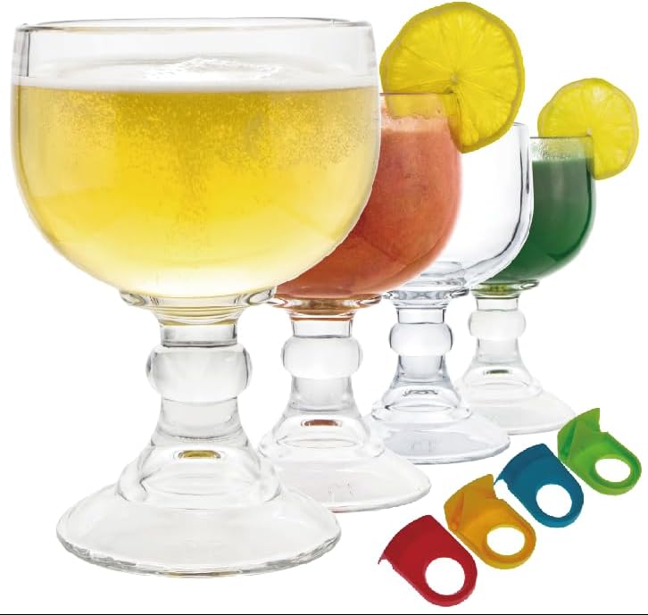 Chefcaptain 26.5oz Margarita Glass Set of 4