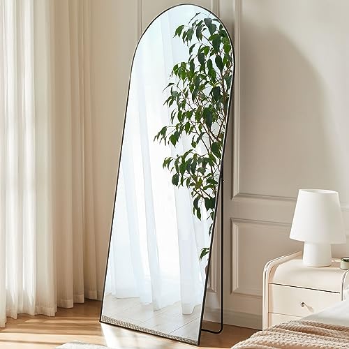 Sweetcrispy NCISEY27UJY Arched Full Length Mirror 64 Inchx21 Inch Full Body Floor Mirror Standing Hanging Or Leaning Wall thumb #1