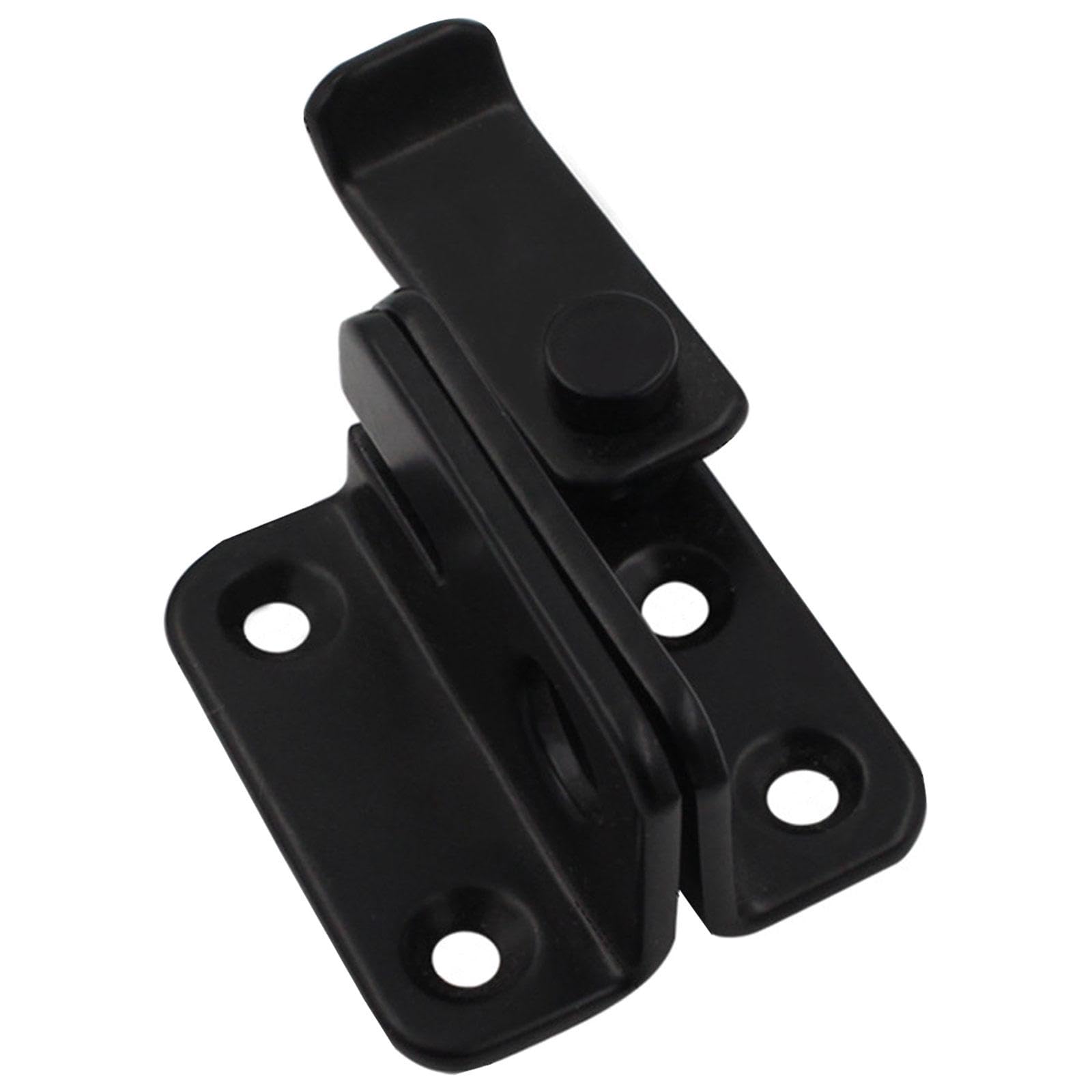 Flip Latch Gate Latch Hardware Safety Door Lock Catch for Barn Garage Window Black S Right Open-image-31