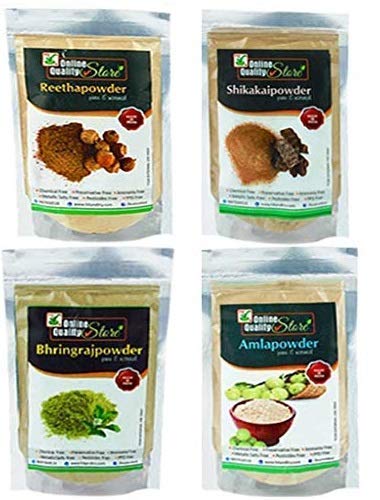 Online Quality Store amla powder Reetha powder Shikakai powder Bhringraj Powder(900g, Pack of 4) |Organic Reetha Powder For Hair growth|Aritha|Reetha|Ritha|Soapnuts |amla, indian Gooseberry-image-47