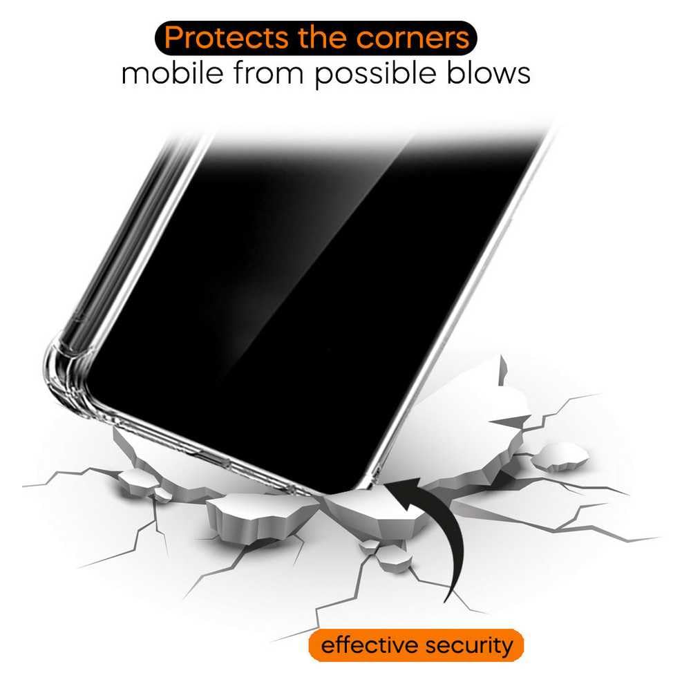 OcioDual TPU Schutzhülle Für Galaxy M13 4G/M23 5G – Transparent Mit Stoßfesten Ecken