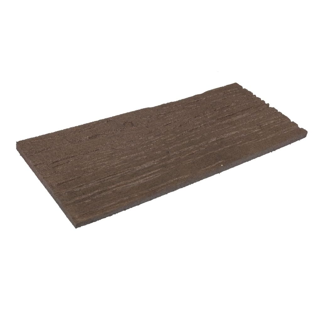Pas japonais extérieur Ribimex en imitation bois marron pour jardin zen