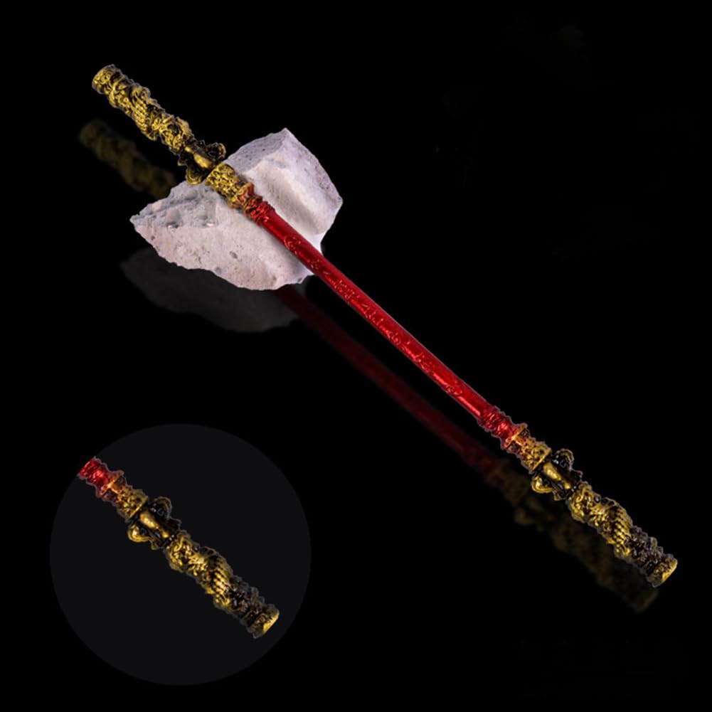 MEZHEN Wukong Staff King Staff Game Weapon Ruyi Golden Cudgel Game Peripheries Wukongs Golden Cudgel Ruyi Jingu Bang für Spielsammlung Schreibtischdekoration