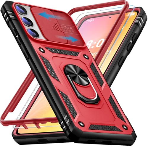 Coque Samsung S23 Plus 5G avec anneau rotatif et support vidéo pour le quotidien