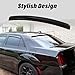 Rear Window Spoiler for Chrysler 300 2011-2021 Roof Spoiler Wing Glossy Black ABS