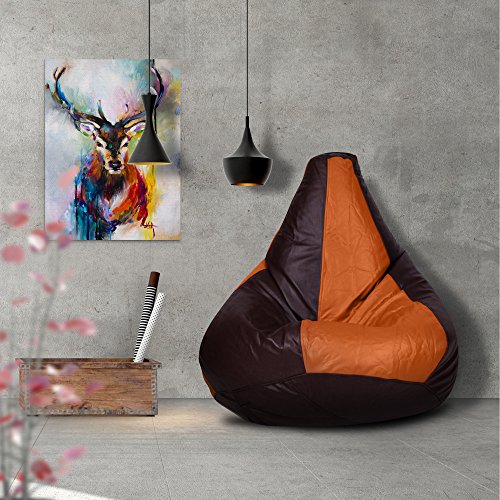 Story@Home XL Bean Chair without Beans (Chocolate Brown)