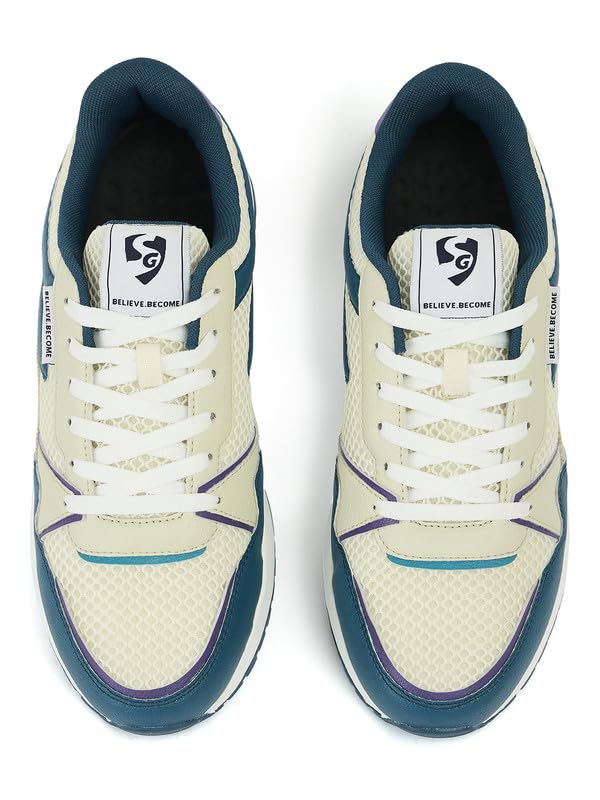 Image of SG Cosmos Lifestyle Shoes Blue /Beige, White /Green and White /Grey Colour Available | Casual Shoes Men's & Women's | 6 to 11