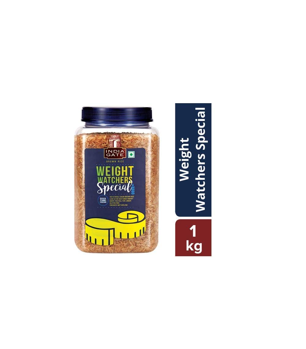 India Gate Brown Rice Weight Watcher, 1 kg Jar Amazon.in Grocery