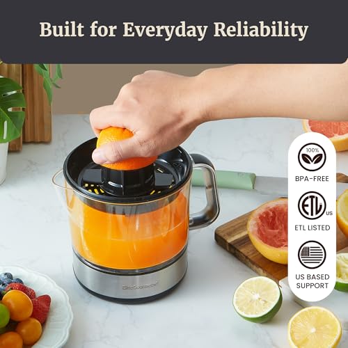 Elite Gourmet ETS623 40W Electric Citrus Juicer — view 7