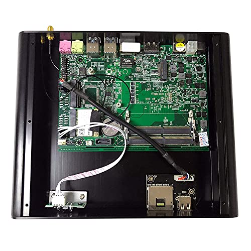 Image of KINGDEL NC860 Mini Desktop Computer, Fanless Mini PC with 10th Gen. CPU, 16GB RAM, 1TB SSD, 4K 4096x2304, HD Port, DP, Full Metal Case