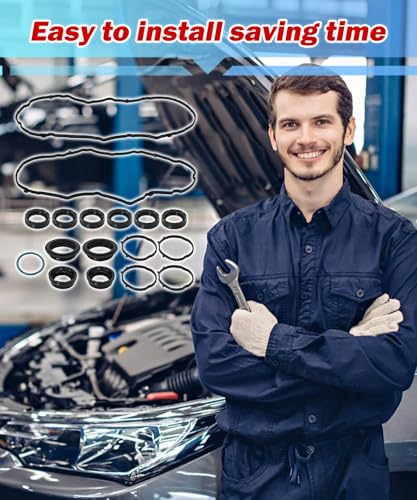 Image of VC1184G Valve Cover Gasket Set Fits for 2017-2022 Chrysler Pacifica Voyager,2016-2022 Dodge Durango,2016-2022 Jeep Gladiator Grand Cherokee Wrangler 2019-2022,RAM 1500 3.6L V6 VS50919