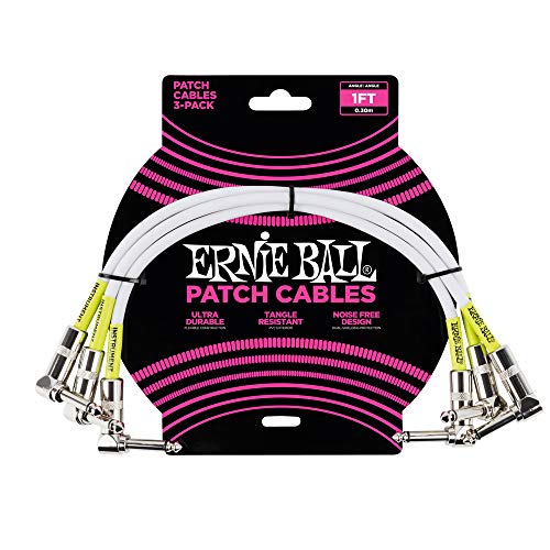  Ernie Ball Paquet de 3 câbles de raccordement ...