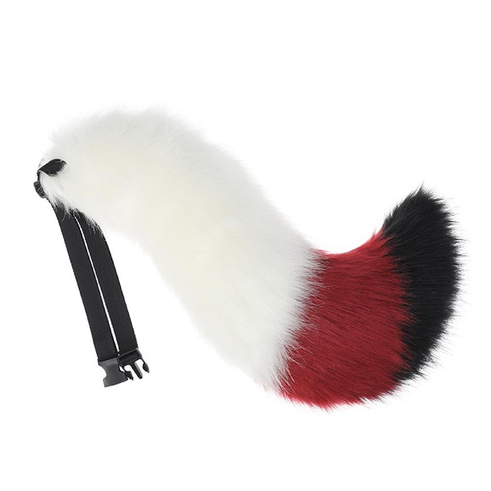 MISUVRSE Fox-Anime Tail Cute Plush-Fox Ear Headband Halloween Costume Cosplay Accessories Lovely-Fox Tail Decorations Fox-anime Tail Cute-fox Ear Headband Lovely-fox Tail For Festivals-decor