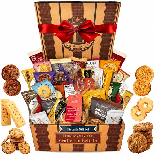 Luxury Biscuits Gift Set | Biscuit Hamper Gift Box | Cookie Gift Set | Finest Individually Wrapped Biscuits | Birthday Gifts for Women & Men