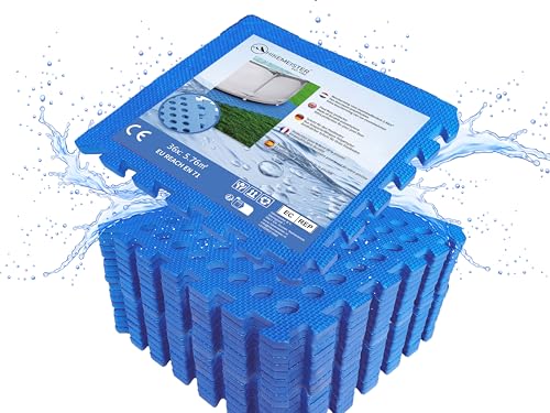 Meisterhome Pool Unterlegmatte 36 Stück Bodenfliesen