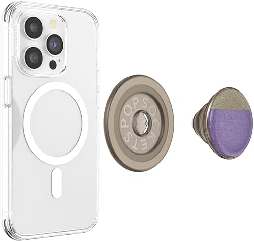 Vista 90 de PopSockets - Agarre para teléfono con soporte expandible, agarre adhesivo, goma de oso morado Bon Bon Bon Bon Bon Púrpura
