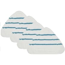 5pcs Floor Cloths Steam Mop Replacement, Washable Microfiber Pads, Triangular Pads, Steam Cleaner Tool