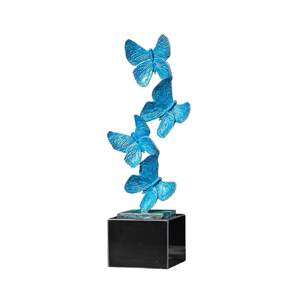 GLETSF Brass Decor Colored Copper Plant Decoration Living Room Porch Crafts Study Desktop Decoration Sculpture Artwork Statues For Home Decor,