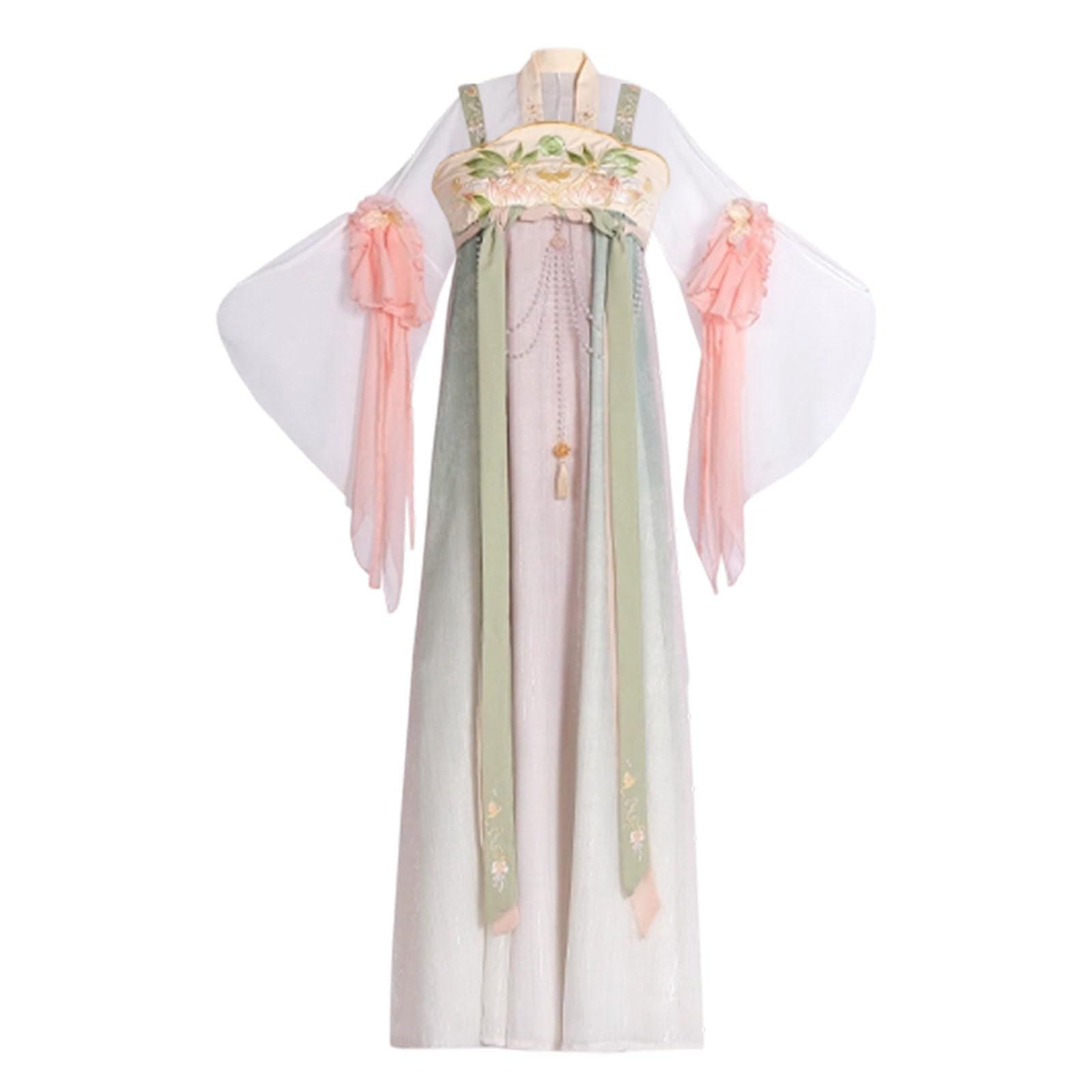 Robe Hanfu pour femme brodée avec soin pour un cosplay élégant