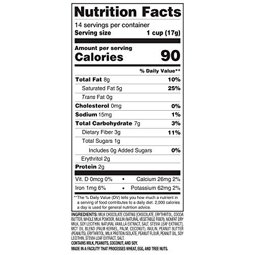 SlimFast Low Carb Chocolate Snacks, Keto Friendly for Weight Loss with 0g Added Sugar & 3g Fiber, Peanut Butter Chocolate, 14 Count Box (Pack of 4) (Packaging May Vary) - Thumbnail 7