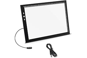 HSK A4 LED Light Box, Trace Light Pad, USB Powered, 5 Level...