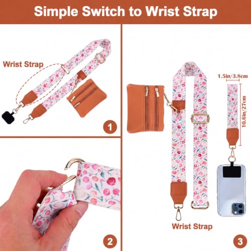 Image of XANGNIER Clip and Go Strap for Phone with Wallet Crossbody,Multicolor 29