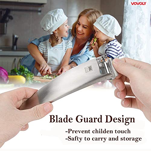 Vegetable Peeler，Stainless Steel Peeler, Non-Slip Handle, Non-Stick Fruit Peel, Asparagus Peeler, Potato Peeler, Pulp Separator, Two-In-One Design. #TOP3