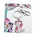 Hasbro Jewelry Girls My Little Pony Base Metal with Enamel Pinkie Pie with Stainless Steel Key Chain, Available in Silver/Pink color, One Size Key Chain.,MLPPPKC01