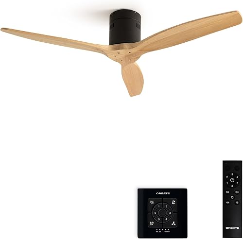 CREATE / WINDCALM NATURAL WOOD M/Ventilateur de plafond n…