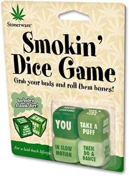 ICUP Stonerware Smokin Dice Game, Multicolor