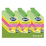 potitos de frutas hero A partir de 12 meses Hero Baby Mi Fruta - Bolsita de Fruta con Plátano, Fresa y Manzana, Sin Azúcares Añadidos, para Bebés a Partir de los 12 Meses - Pack de 18 x 100 g