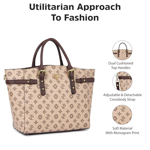 Image of Lavie Signature Women's LS Montreal Tote Bag for Women | Tote Handbag for Work | Ladies purse | Stylish Shoulder Bag | Gift for Women