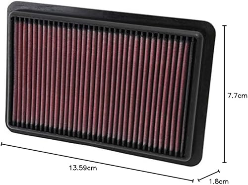 Miniatura 11 de K&N - Filtro de aire para motor. Filtro de repuesto de alto rendimiento, prémium, lavable.