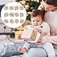 SacJkt Meilensteinkarten Baby Holz, Meilensteine Baby, 12 Stück Runde Meilensteine aus Holzmit Tiermotiv, tolles Geschenk zur Geburt und Babypartys