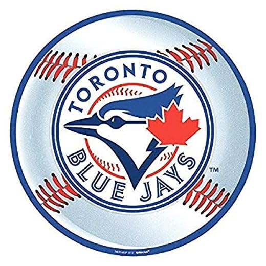 Amscan Sports & Tailgating MLB Party Toronto Blue Jays Cutout Decoration (1 Pack), Multi Color, 12.75 x 12"
